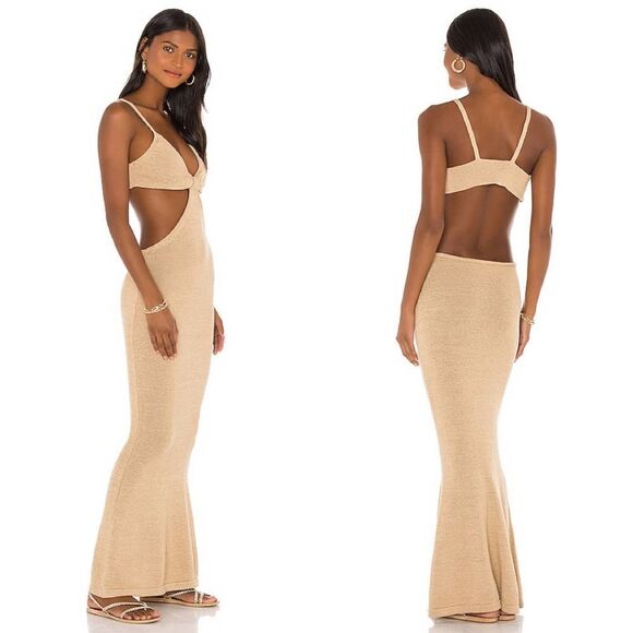 cult gaia serita dress sand size Large - Picture 8 of 12